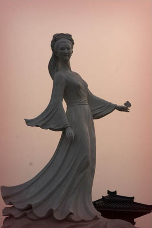 goddess of LuoYang 洛神 by Yan Shufen Sculpture art